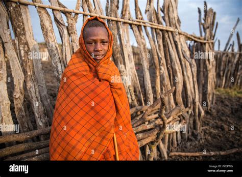 Maasai Village at Ngorongoro Crater in Tanzania Stock Photo - Alamy