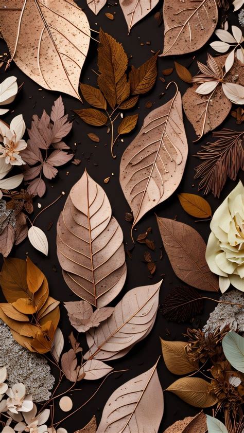 Brown Leaves Phone Wallpaper | Iphone wallpaper hd nature, Art gallery wallpaper, Abstract art ...