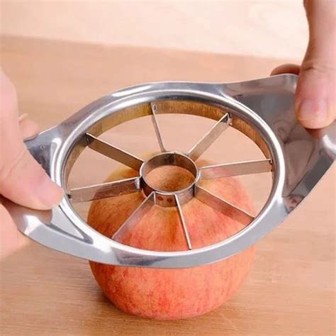 Silver Stainless Steel Apple Cutter at Rs 70/piece in Rajkot | ID ...