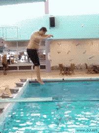 Or even using a diving board has never crossed your mind: | Funny pictures, Funny gif, Laugh