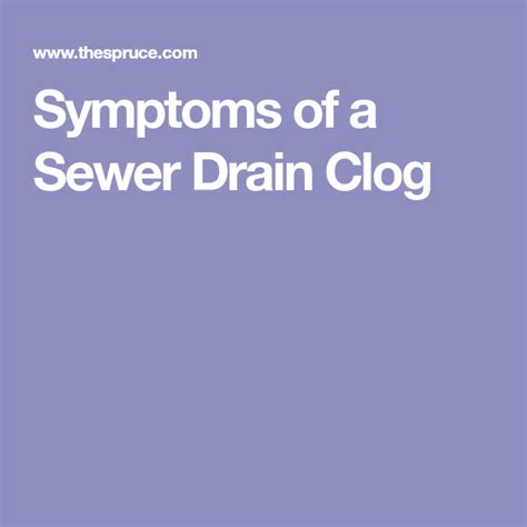 The Telltale Signs of a Clogged Sewer Drain in Your House | Clogged drain, Sewer, Drain