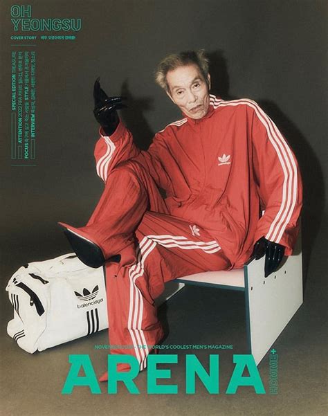 Actor Oh Yeong Su rocks 'Balenciaga' x 'Adidas' in slick pictorial for 'Arena Homme Plus' | allkpop