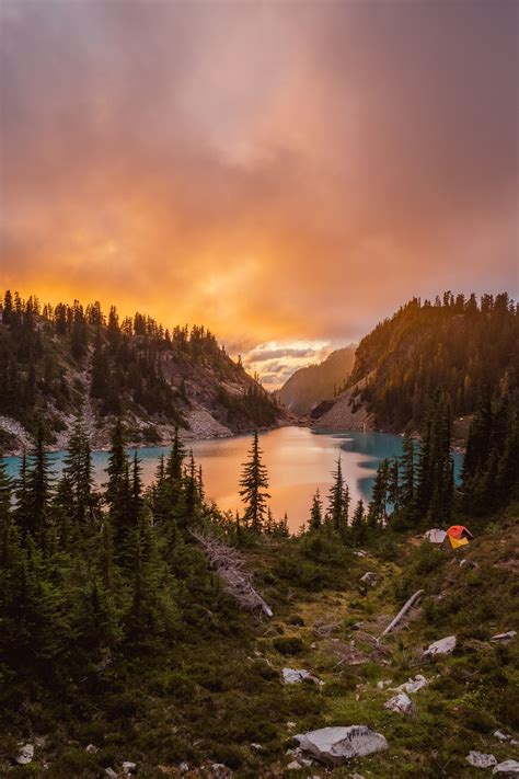 Summer Sunset at Jade Lake | Instagram photos creative, Winter photography, Nature photos