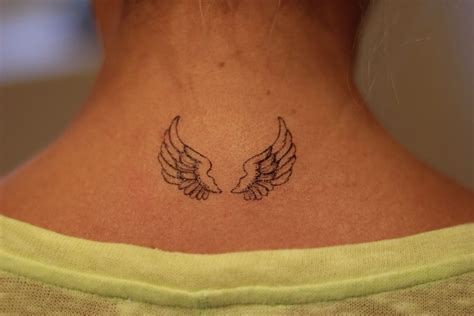 Small Angel Wings Tattoo