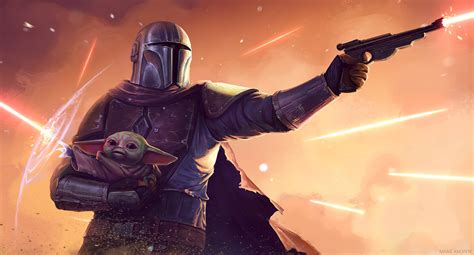 Wallpapers 4K Star Wars Mandalorian - macacosmelhorados