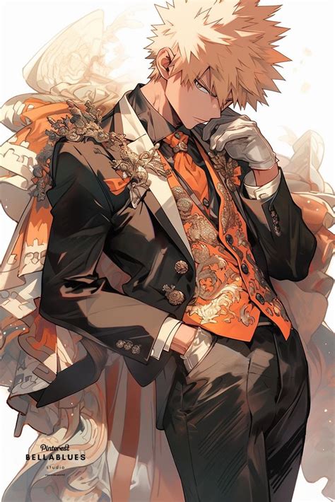 Dashing Katsuki Bakugou: Witness Bakugou's Stylish Transformation in a ...