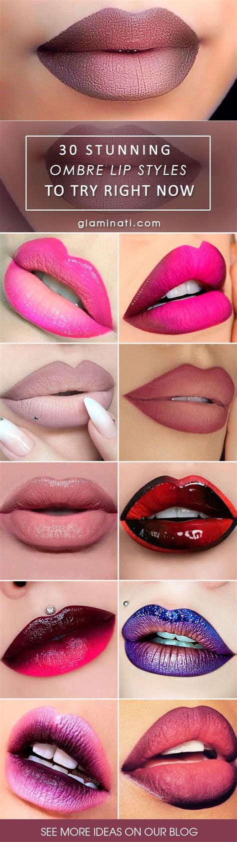Ombre Lips: 42 Stunning Lip Styles To Try Right Now | Ombre lips, Lip makeup tutorial, Ombre ...