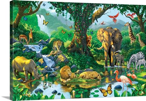 Jungle Harmony Wall Art, Canvas Prints, Framed Prints, Wall Peels | Great Big Canvas