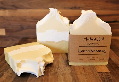 Lemon Rosemary Soap Bar | Lemon rosemary, Soap, Natural soap