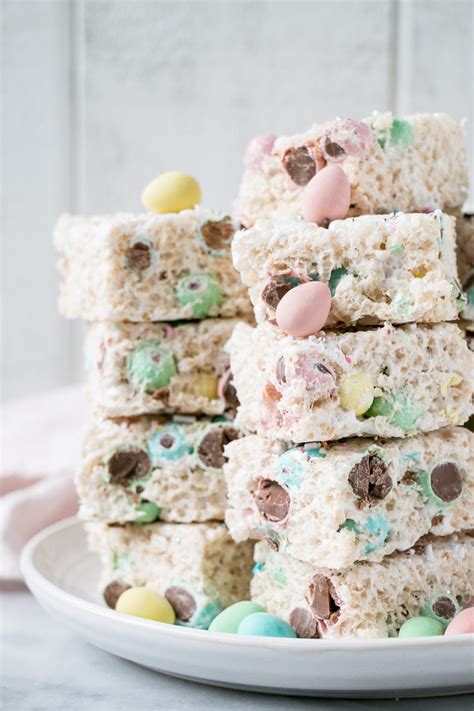 Easter Rice Krispie Treats - My Kitchen Love