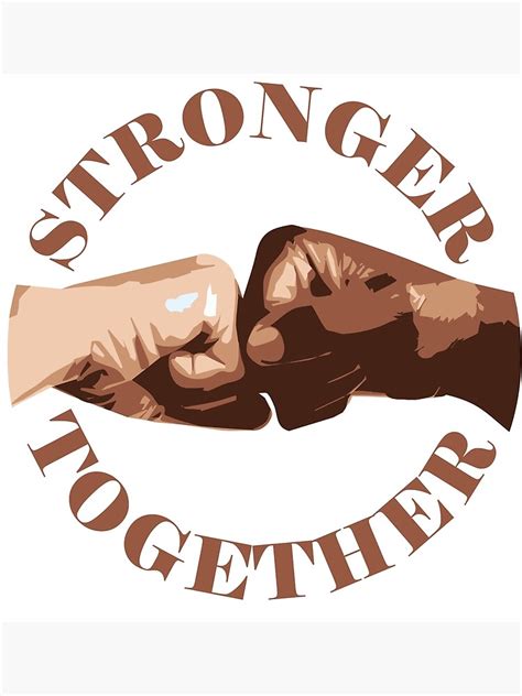 "Stronger Together" Poster by ViktorCraft | Redbubble