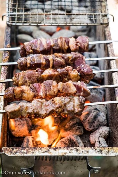 Xinjiang Lamb Skewers (新疆烤串, chuar) - Omnivore's Cookbook