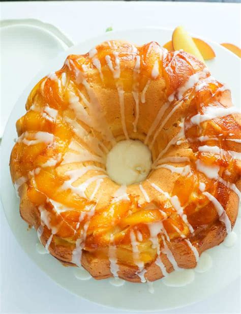 Peach Cobbler Pound Cake - Immaculate Bites Baking | Peach dessert ...