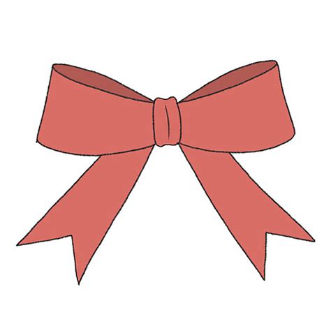 How to Draw a Present Bow - Easy Drawing Tutorial For Kids