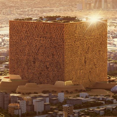 The Saudi Arabian Government Is Building A 400m High Cube-Shaped 'Mukaab' Skyscraper In Riyadh