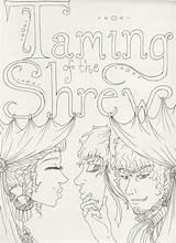 Bianca Taming Of Shrew Coloring Page Pages sketch template