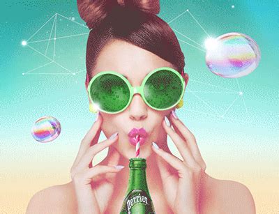 Glasses Sparkle GIF by Perrier - Find & Share on GIPHY