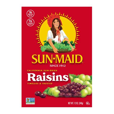 Sun-Maid California Sun-Dried Raisins, 12 Oz. - Walmart.com - Walmart.com