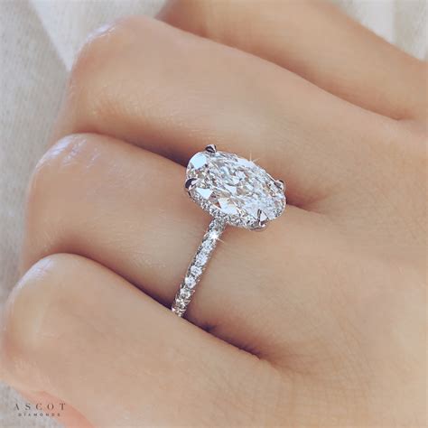 2 ct Oval Diamond Solitaire Engagement Ring – Ascot Diamonds