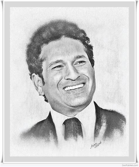 Digital Painting of Sachin Tendulkar - Desi Painters