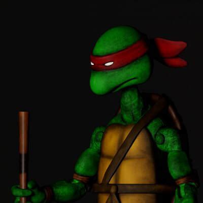 Original TMNT Donatello Action Figure - 3D Print Model by snorlax244