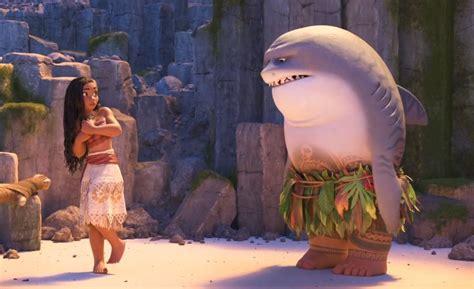 Disney Moana "Shark Head" - this scene is so funny | Funny shark ...