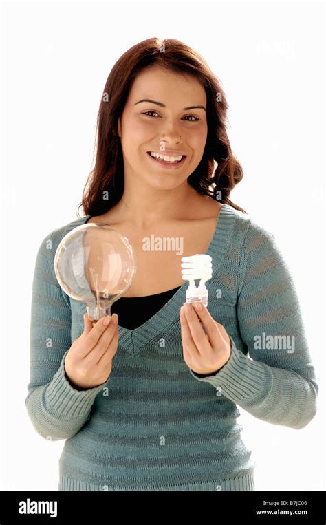 Young girl w/Light bulb, Regina, Saskatchewan Stock Photo - Alamy