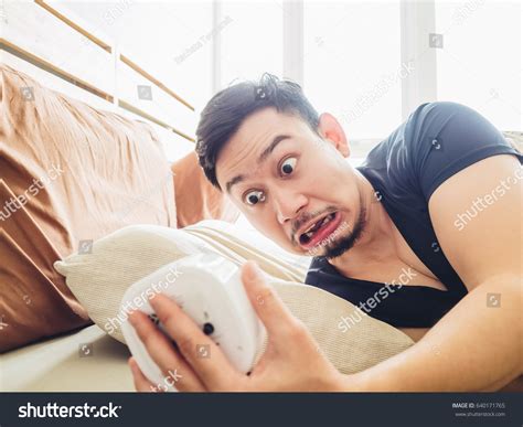 Guy waking late Images, Stock Photos & Vectors | Shutterstock