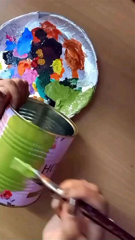 DIY pot painting | Diy glass bottle crafts, Diy crafts paper flowers ...