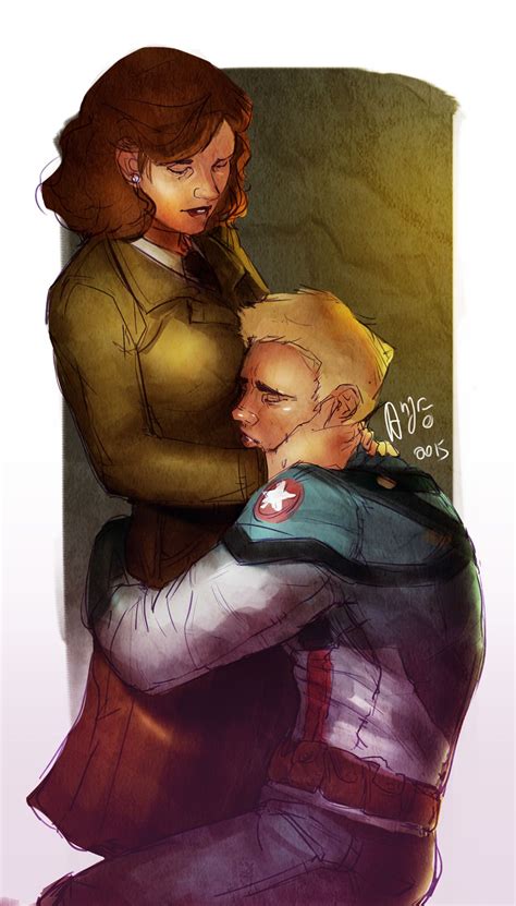 Steve Rogers x Peggy Carter in sad colour palette fanart by ...