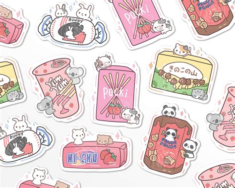 Printable Kawaii Cute Stickers Cute Food Stickers Food Kawaii Stickers | The Best Porn Website