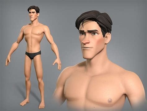3D model Cartoon male character Scott base mesh VR / AR / low-poly | CGTrader