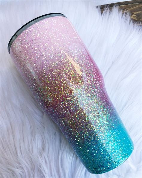 Ombre Glitter Tumbler Glitter Tumbler Personalized Glitter | Etsy