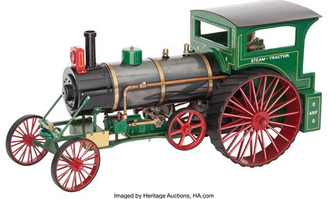 LIVE STEAM MODEL AVERY UNDERMOUNT TRACTION ENGINE. 12 x 25 x 9 | Lot ...