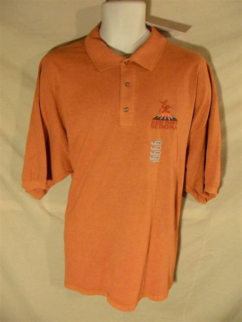 NEW Men's SEDONA Arizona Original Red Dirt Shirt Polo Style Factory ...