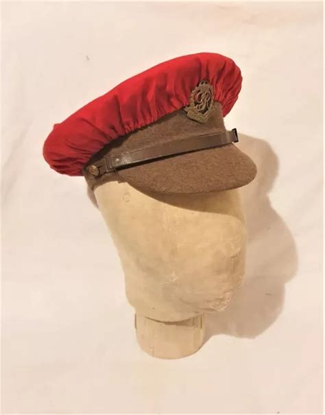 ORIGINAL WW2 BRITISH Army Ordinary Ranks Military Police Peaked Cap & Cover £134.99 - PicClick UK