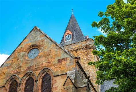 Dornoch. Architecture, Art and Nature Stock Image - Image of tower ...