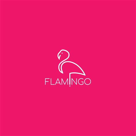 Elegant Flamingo Logo Design