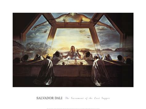 The Sacrament of the Last Supper, c.1955 Fine Art Print by Salvador Dali at FulcrumGallery.com