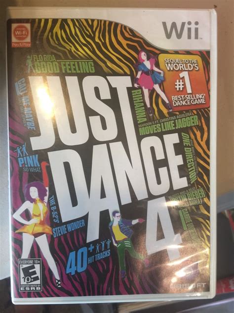 Just Dance 4 (Nintendo Wii, 2012) | Just dance 4, Just dance, Wii