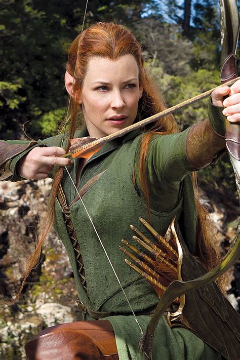 Evangeline Lilly as Tauriel in The Hobbit: The Desolation of Smaug … I ...