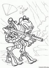 Coloring Page  Futuristic wars sketch template