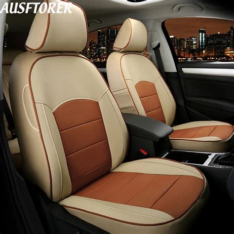 AUSFTORER Custom Cover Seat for Chevrolet Malibu 2013 Genuine Leather Automotive Seat Cover ...