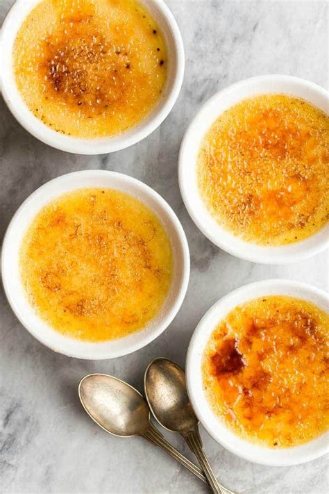 Creme Brûlée is a simple but elegant dessert made with egg yolks, heavy ...