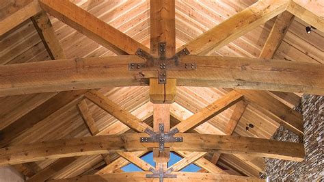 Trusses provide the basis for a strong, sturdy timber home. Here's a ...