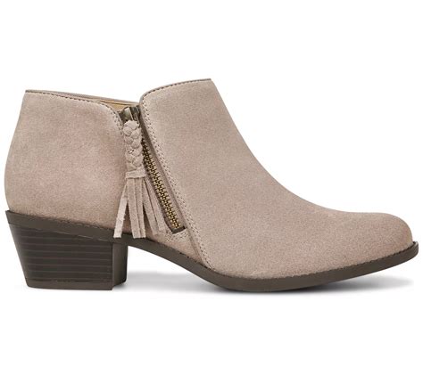 Vionic Suede Ankle Boots - Shyanne - QVC.com