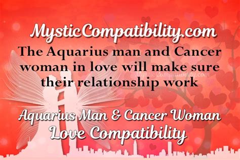 Aquarius Man Cancer Woman Compatibility - Mystic Compatibility