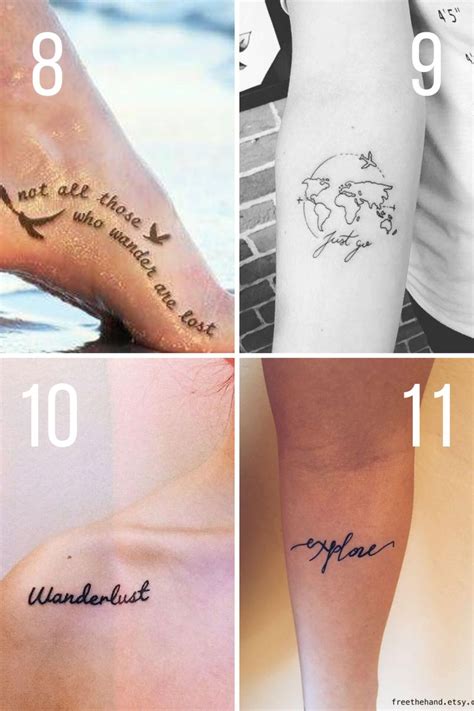 29 Wanderlust Tattoo Ideas for a Travelers Heart - TattooGlee in 2021 | Wanderlust tattoo ...