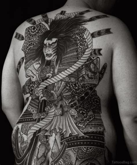 43 Alluring Japanese Samurai Tattoos For Back