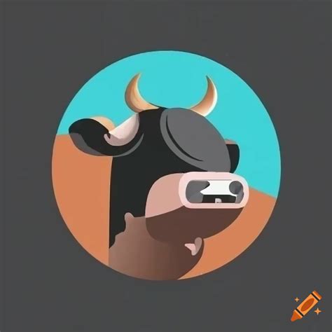 Cow wearing a vr headset